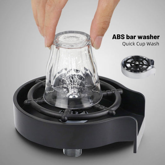 Bar Counter Cup Washer Sink High-pressure Spray Automatic Faucet Coffee Pitcher Wash Cup Tool Kitchen - Crazy Gadgets - 0